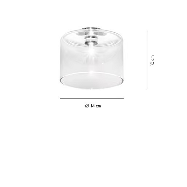 Halogen-Kristall-Deckenlampe Spillray AXOLIGHT PL SPIL P I, PL SPIL M I, PL SPIL G I Fabrik Axolight aus Italien. Foto №6