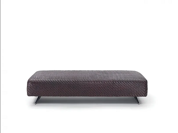 Rechteckiger Pouf aus gegerbtem Leder FLEXFORM Filicudi Fabrik FLEXFORM aus Italien. Foto №2