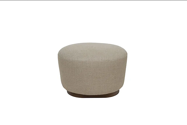 Ovaler Pouf aus Leinen CHELINI Spot Fabrik CHELINI aus Italien. Foto №6