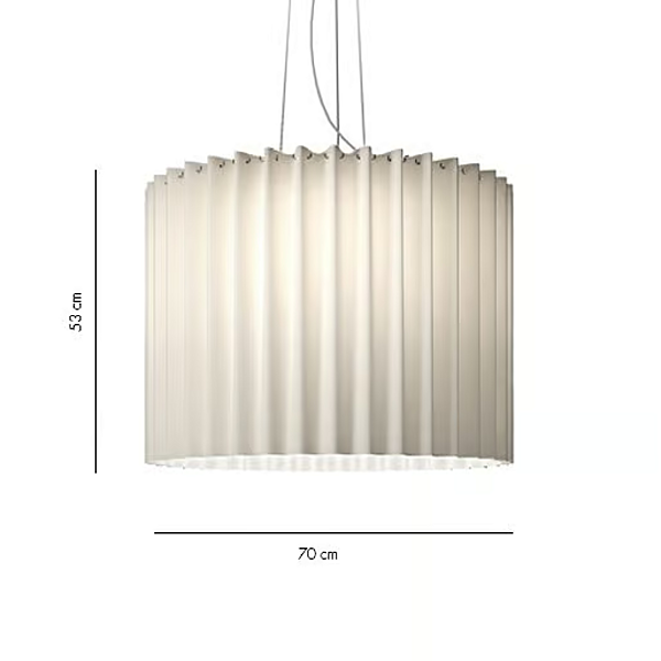 Pendelleuchte aus Trevira CS mit fluoreszierendem Licht AXOLIGHT Fabrik Axolight aus Italien. Foto №6