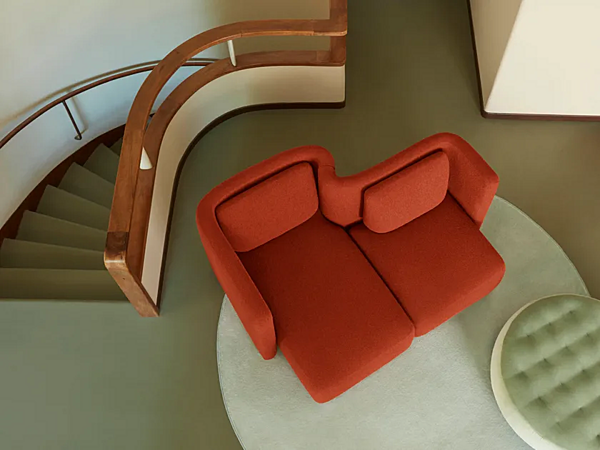 Modularer Stoffsofa Gala Saba Fabrik SABA aus Italien. Foto №17