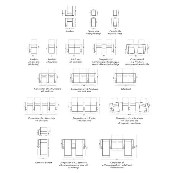 Tagbett aus Stoff mit gepolsterter Rückenlehne FORMITALIA DUSTIN Fabrik FORMITALIA aus Italien. Foto №7