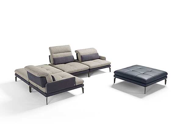 Modularer Stoffsofa mit Relaxfunktion Jaclyn Egoitaliano Fabrik Egoitaliano aus Italien. Foto №3