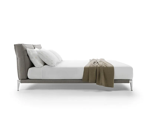 Doppelbett mit gepolstertem Kopfteil aus Stoff FLEXFORM ADDA Fabrik FLEXFORM aus Italien. Foto №5