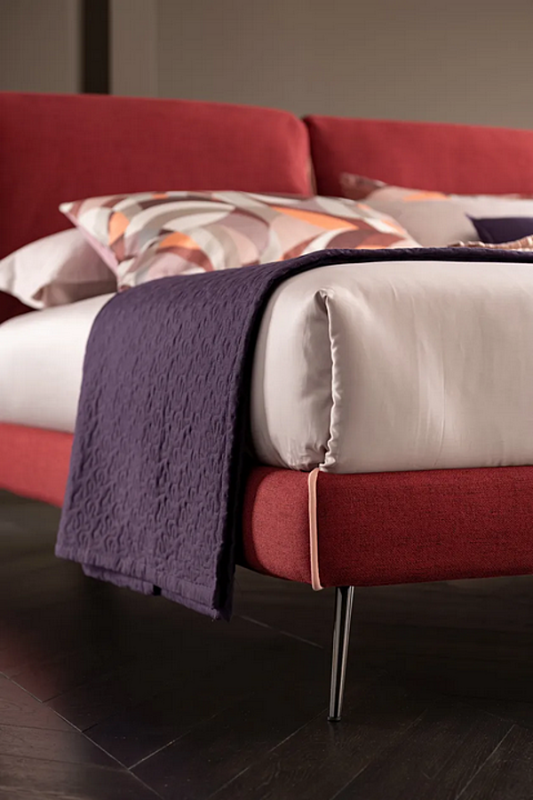 Doppelbett mit gepolsterter Rückwand aus Stoff Altrenotti Santorini Fabrik Altrenotti aus Italien. Foto №4