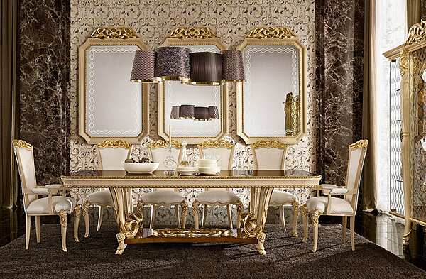 Polsterstuhl mit Armlehnen Harmony A.R. Arredamenti 309 Fabrik A.R.ARREDAMENTI SRL aus Italien. Foto №3