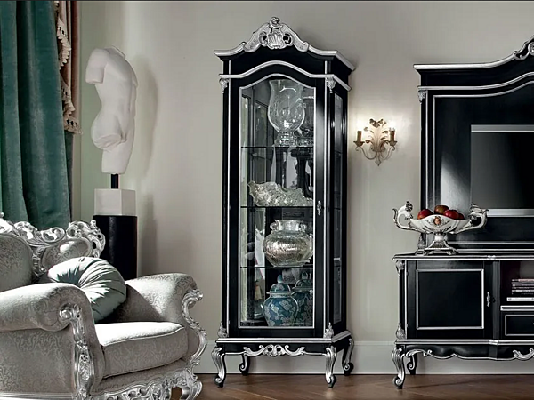 Vitrine aus massivem Holz Modenese Luxury Interiors 12123 Fabrik MODENESE GASTONE aus Italien. Foto №1