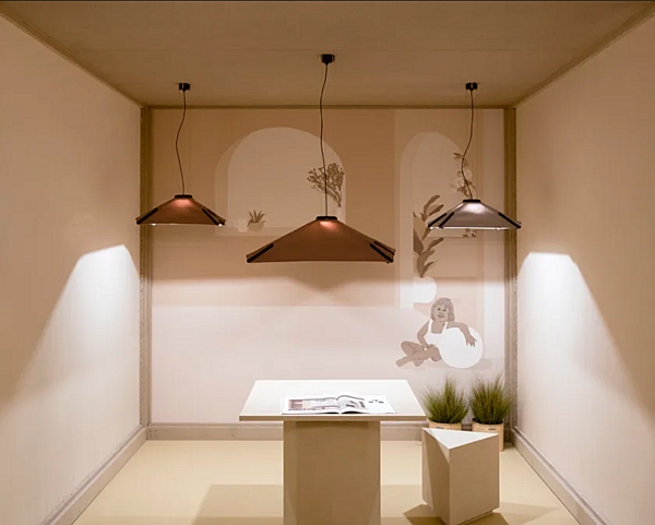 LED Pendelleuchte aus Stoff AXOLIGHT Salina Fabrik Axolight aus Italien. Foto №3