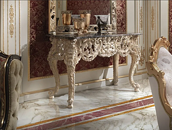 Rechteckiger Holzkonsolentisch Modenese Luxury Interiors 15609 Rechteckiger Holzkonsolentisch Modenese Luxury Interiors 15609 Fabrik MODENESE GASTONE aus Italien