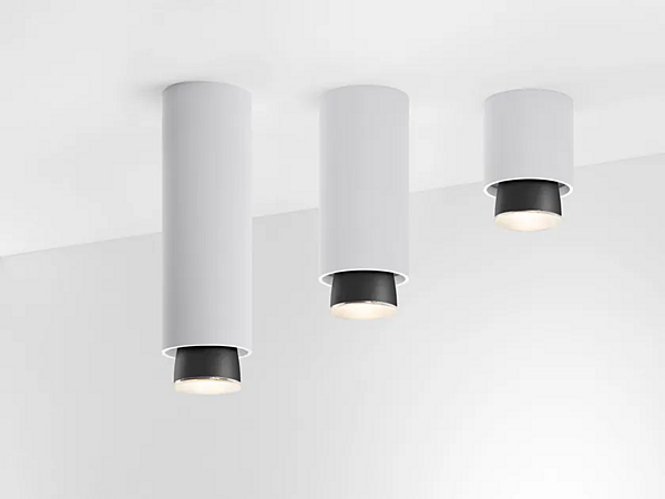 LED-Deckenlampe aus Aluminium Fabbian Claque F43 Fabrik Fabbian aus Italien. Foto №1