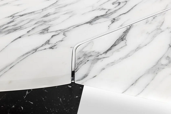 Marmortisch Esszimmer Infinitamente POLTRONA FRAU Fabrik POLTRONA FRAU aus Italien. Foto №4