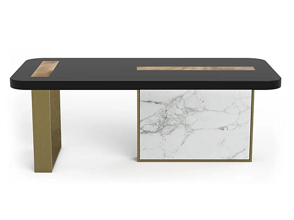 Rechteckiger Couchtisch aus Holz MARIONI TYRON 02845 Fabrik MARIONI aus Italien. Foto №1