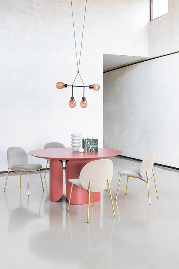 Polsterstuhl aus Stoff Ola Saba Fabrik SABA aus Italien. Foto №3