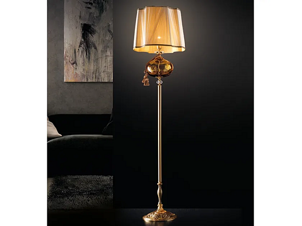 Stehlampe aus Metall Teseo PT1 Euroluce Lampadari Fabrik EUROLUCE LAMPADARi aus Italien. Foto №1