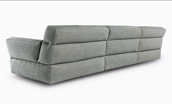 Ecksofa aus Stoff mit weicher Rückenlehne CASAMILANO COZY Fabrik CASAMILANO aus Italien. Foto №2