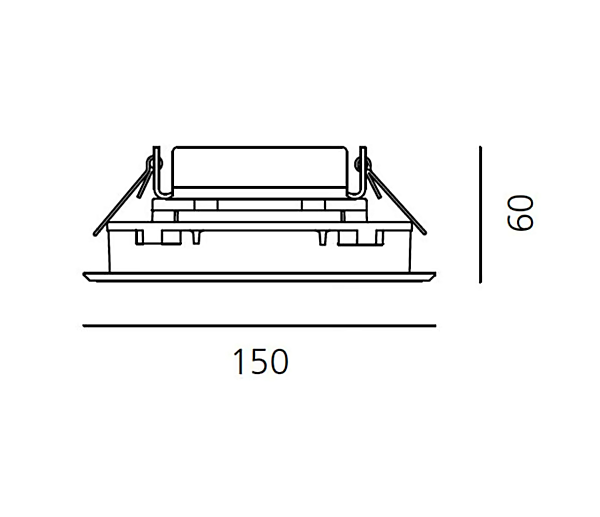 Eingelassene Aluminium-Außenstrahler Ego Downlight Artemide Fabrik Artemide aus Italien. Foto №17