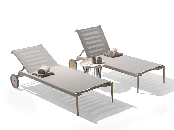 Liege mit Batyline-Gewebe ATLANTE LIGHT FLEXFORM 2A4G9 Fabrik FLEXFORM aus Italien. Foto №6