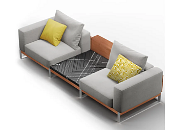 Stoff Garten Sofa Awaroa FORMITALIA AWAROA/T 260/T