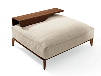 Quadratischer Stoffpouf GIORGETTI Aton