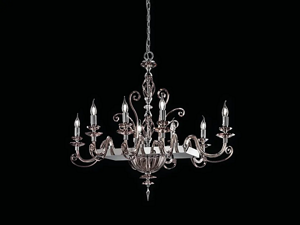 Kronleuchter mit Swarovski-Kristallen Alicante Axis 8 Euroluce Lampadari Fabrik EUROLUCE LAMPADARi aus Italien. Foto №1