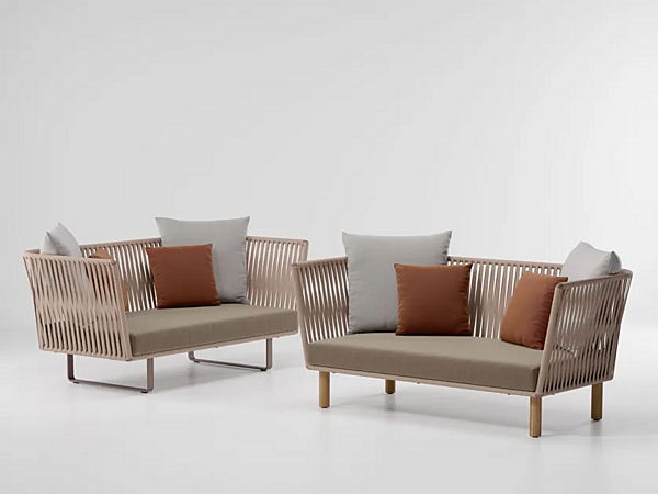 Zweisitzer Gartensofa aus Stoff KETTAL Bitta Fabrik KETTAL aus Italien. Foto №3