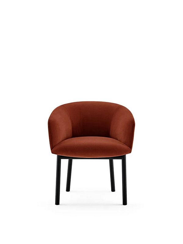 Polsterstuhl mit Armlehnen Livrette Gallotti Radice Fabrik Gallotti & Radice aus Italien. Foto №2