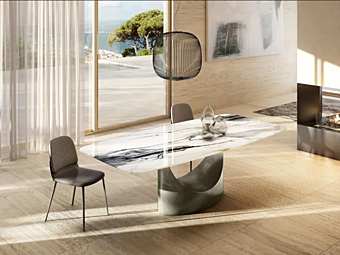 Glas Tisch U Tisch 2495x LAGO 2495X Glas Tisch U Tisch 2495x LAGO 2495X Fabrik LAGO aus Italien