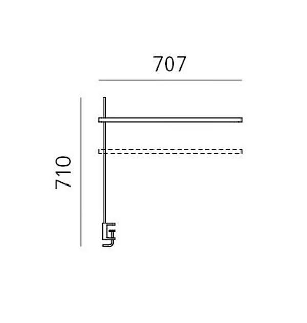 Höhenverstellbare Tischlampe mit Schwenkarm aus Metall Artemide Talak Professional Fabrik Artemide aus Italien. Foto №10