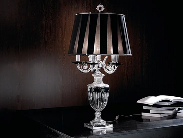 Tischlampe aus Glas Mercurio LG5 Euroluce Lampadari Fabrik EUROLUCE LAMPADARi aus Italien. Foto №1