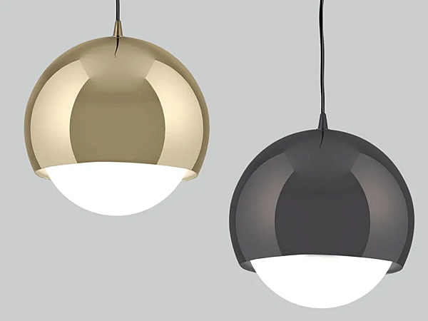 Pendelleuchte aus PMMA und Eisen Nobody Sphere Euroluce Lampadari Fabrik EUROLUCE LAMPADARi aus Italien. Foto №1