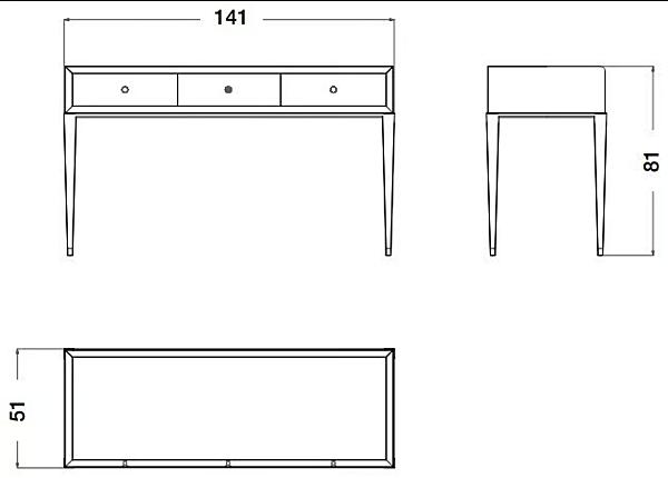 Rechteckiger Konsolentisch aus Marmor und Holz Eclipse CPRN HOMOOD E223 Fabrik CPRN HOMOOD aus Italien. Foto №2