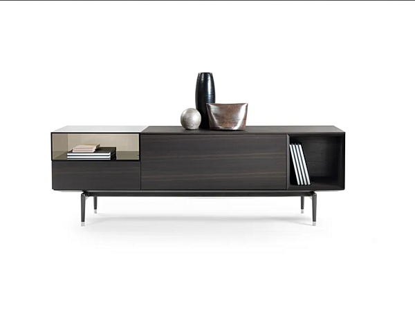 Holz- und Glas-Sideboard mit Klapptüren FLEXFORM JEREMY Fabrik FLEXFORM aus Italien. Foto №4