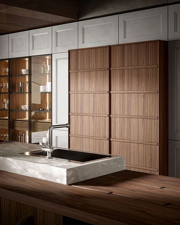 Moderne Holz-Küche Old Line Contemporary 3 0 Fabrik Oldline aus Italien. Foto №7