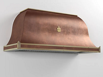 Wandhaube aus Kupfer mit integrierter Beleuchtung Officine Gullo CPP025 CPP025 Fabrik Officine Gullo aus Italien