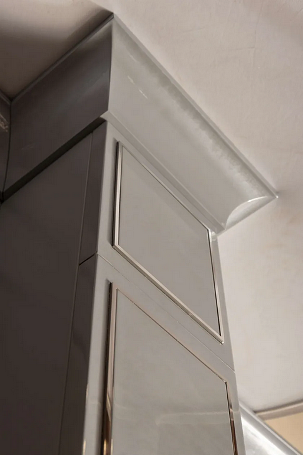 Eukalyptus Küche mit Griffen und Insel Essenza Numero5 Martini Interiors Fabrik MARTINI INTERIORS aus Italien. Foto №11