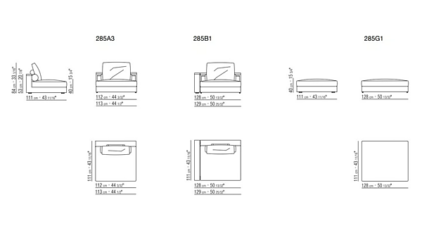 Ecksofa aus Stoff für den Garten FLEXFORM Freeport Fabrik FLEXFORM aus Italien. Foto №7
