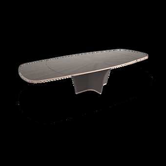 Ovaler Tisch aus Sykomore CARPANELLI Desyo Fabrik CARPANELLI aus Italien