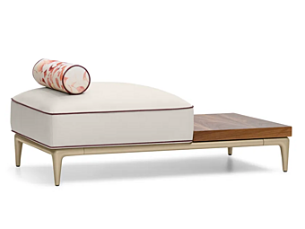 Lederbank Moon H FORMITALIA -Pouf-B Lederbank Moon H FORMITALIA -Pouf-B Fabrik FORMITALIA aus Italien