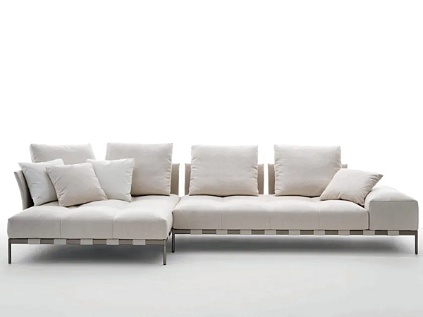 Ecksofa aus Stoff für den Garten Pixel Light Saba Fabrik SABA aus Italien. Foto №2