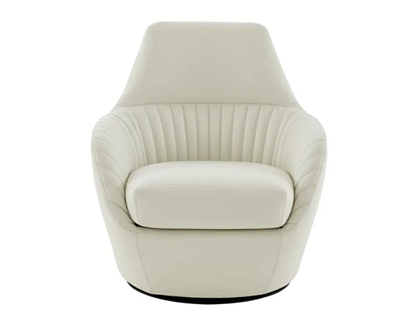 Drehbares Polsterarmchair mit Armlehnen aus Stoff LIGNE ROSET AMEDEE 18210205 Fabrik LIGNE ROSET aus Italien. Foto №1