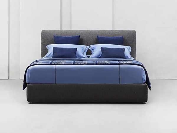 Doppelbett mit gepolsterter Rückenlehne Flou MyPlace Fabrik Flou aus Italien. Foto №2