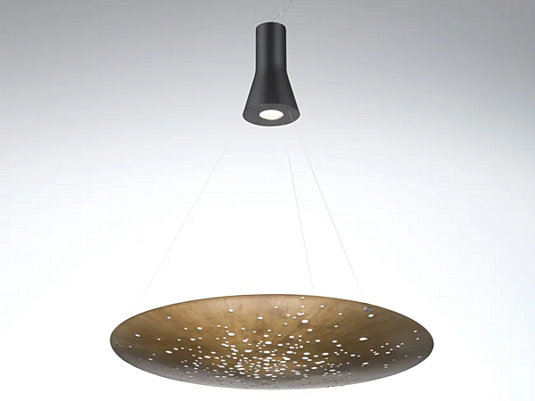 LED Pendelleuchte aus Metall Fabbian Lens F46 Fabrik Fabbian aus Italien. Foto №1
