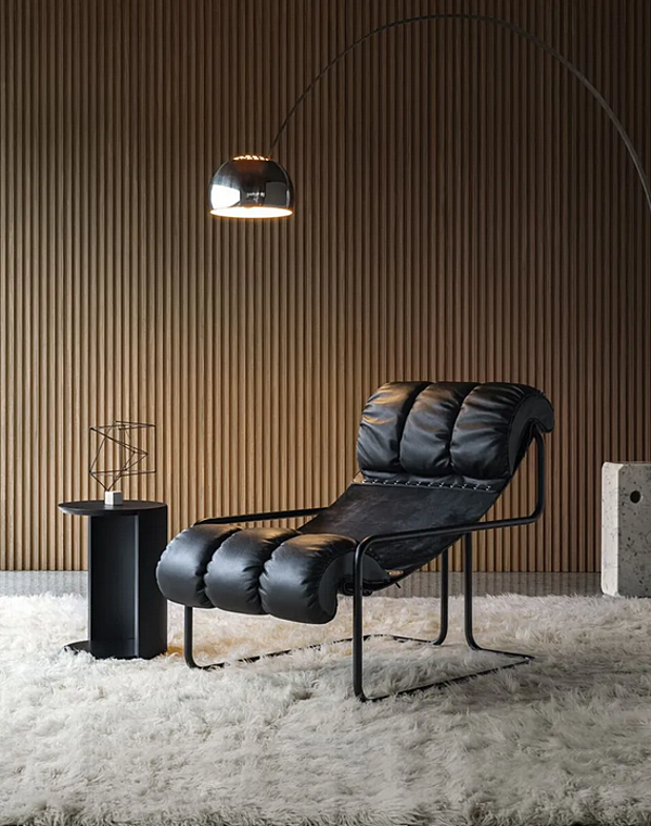 Lederarmchair mit Armlehnen I 4 Mariani Tucroma Fabrik i 4 Mariani aus Italien. Foto №4