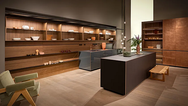 Wandmontierte Küchenmöbel VELA von VALCUCINE Fabrik VALCUCINE aus Italien. Foto №5