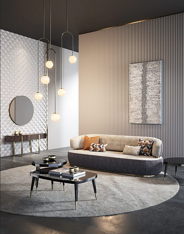 Dreisitzer Stoffsofa Bon Ton Capital Collection BT.DV Fabrik Capital Collection aus Italien. Foto №4