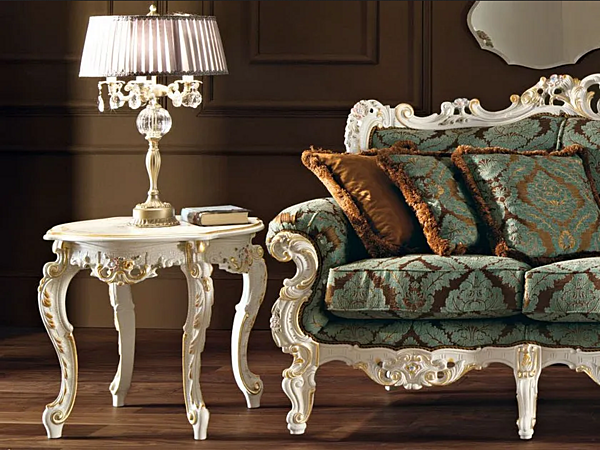 Niedriger quadratischer Couchtisch aus massivem Holz Modenese Luxury Interiors 11617 Fabrik MODENESE GASTONE aus Italien. Foto №1