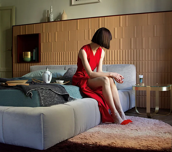 Polsterbett mit Stauraum Pixel Box groß Saba Fabrik SABA aus Italien. Foto №10