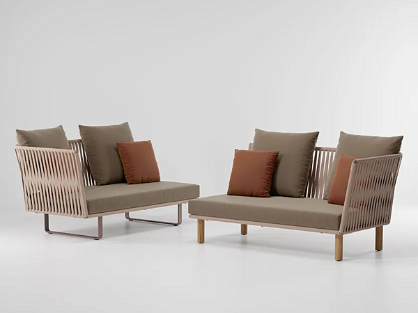 Modularer 2-Sitzer Gartensofa aus Stoff KETTAL Bitta Fabrik KETTAL aus Italien. Foto №5