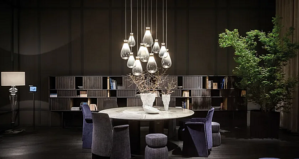 Blasenglas Kronleuchter Soffi POLTRONA FRAU Fabrik POLTRONA FRAU aus Italien. Foto №3