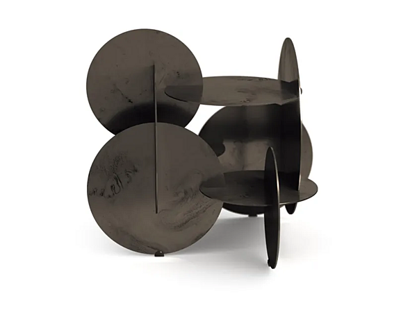 Metallkaffee Tisch Monete Gallotti Radice Fabrik Gallotti & Radice aus Italien. Foto №5